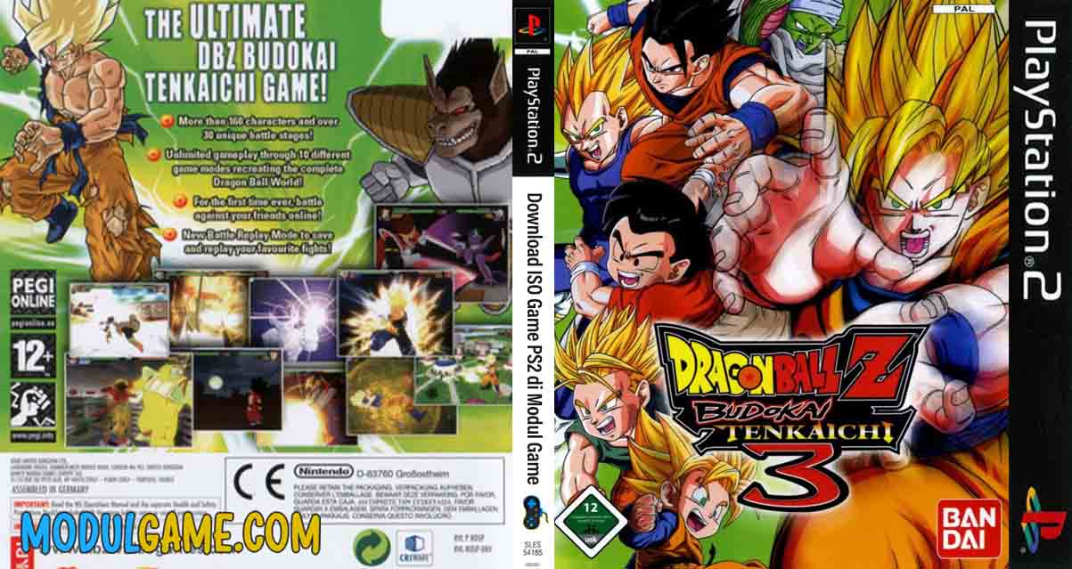 Playstation & PC GAME indonesia - Link download Dragon ball Z budokai  tenkaichi 3 (Mod Dragon ball super) Genre : fighting Size : 700mb / Part  Link media fire Part 1 